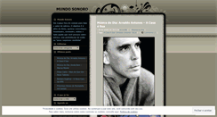 Desktop Screenshot of mundosonoro00.wordpress.com