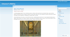 Desktop Screenshot of crisanno1.wordpress.com