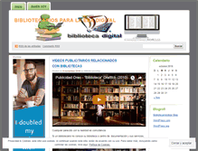 Tablet Screenshot of bibliotecariosdigi.wordpress.com