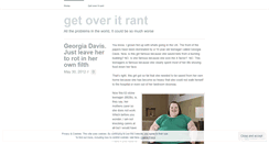 Desktop Screenshot of getoveritrant.wordpress.com