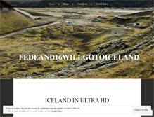 Tablet Screenshot of fedeand16willgotoiceland.wordpress.com