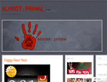Tablet Screenshot of almostprimal.wordpress.com