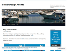 Tablet Screenshot of interiordesignandme.wordpress.com