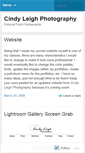 Mobile Screenshot of cindyleighphotography.wordpress.com