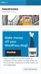 Mobile Screenshot of fakedrnotes.wordpress.com