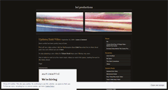 Desktop Screenshot of lwlproductions.wordpress.com