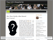 Tablet Screenshot of playagrill.wordpress.com