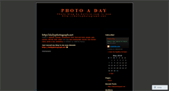 Desktop Screenshot of dailyphotograph.wordpress.com