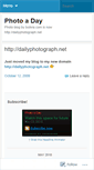 Mobile Screenshot of dailyphotograph.wordpress.com
