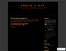 Tablet Screenshot of dailyphotograph.wordpress.com