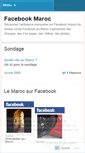 Mobile Screenshot of facebookmaroc.wordpress.com