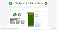 Desktop Screenshot of knslibrary.wordpress.com