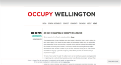 Desktop Screenshot of occupywellington.wordpress.com