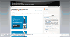 Desktop Screenshot of eoracleapps.wordpress.com