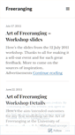 Mobile Screenshot of freeranging.wordpress.com