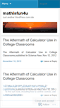 Mobile Screenshot of mathisfun4u.wordpress.com