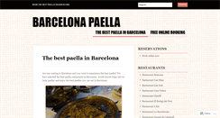 Desktop Screenshot of barcelonapaella.wordpress.com