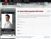 Tablet Screenshot of niallcrowley.wordpress.com