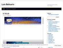 Tablet Screenshot of luisebelisarioz.wordpress.com
