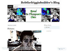 Tablet Screenshot of bobthefrigginbuilder.wordpress.com