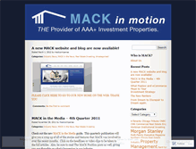 Tablet Screenshot of mackcompanies.wordpress.com