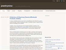 Tablet Screenshot of jewelrymine.wordpress.com