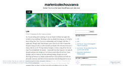 Desktop Screenshot of marienicolechouvaeva.wordpress.com