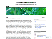 Tablet Screenshot of marienicolechouvaeva.wordpress.com