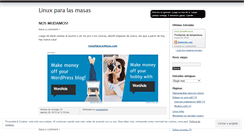 Desktop Screenshot of linuxparalasmasas.wordpress.com