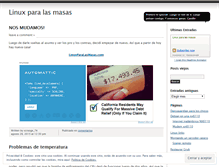 Tablet Screenshot of linuxparalasmasas.wordpress.com