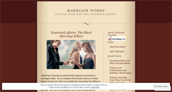 Desktop Screenshot of marriagemaking.wordpress.com