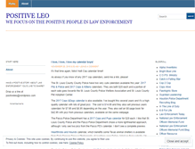 Tablet Screenshot of positiveleo.wordpress.com