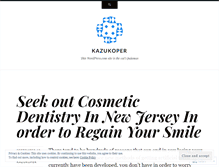 Tablet Screenshot of kazukoper.wordpress.com