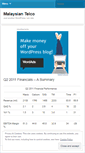 Mobile Screenshot of malaysiantelco.wordpress.com