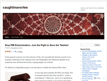 Tablet Screenshot of caughtinavortex.wordpress.com