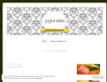 Tablet Screenshot of joyfultable.wordpress.com