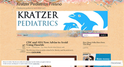 Desktop Screenshot of kratzerpediatrics.wordpress.com