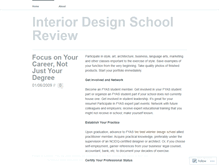 Tablet Screenshot of interiordesignschool.wordpress.com