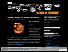 Tablet Screenshot of octoberontheinternet.wordpress.com