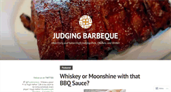 Desktop Screenshot of bbqjudging.wordpress.com