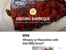 Tablet Screenshot of bbqjudging.wordpress.com