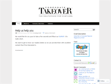 Tablet Screenshot of corporatetakeover.wordpress.com