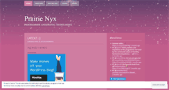 Desktop Screenshot of prairienyx.wordpress.com