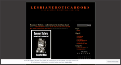 Desktop Screenshot of lesbianeroticabooks.wordpress.com