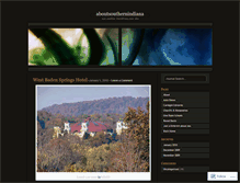 Tablet Screenshot of aboutsouthernindiana.wordpress.com