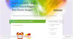 Desktop Screenshot of freevectorweb.wordpress.com