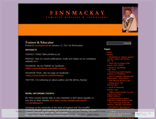 Tablet Screenshot of finnmackay.wordpress.com