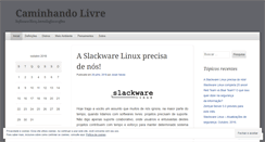 Desktop Screenshot of caminhandolivre.wordpress.com