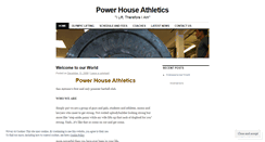 Desktop Screenshot of powerhouseathletics.wordpress.com