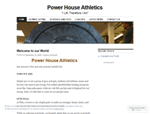 Tablet Screenshot of powerhouseathletics.wordpress.com